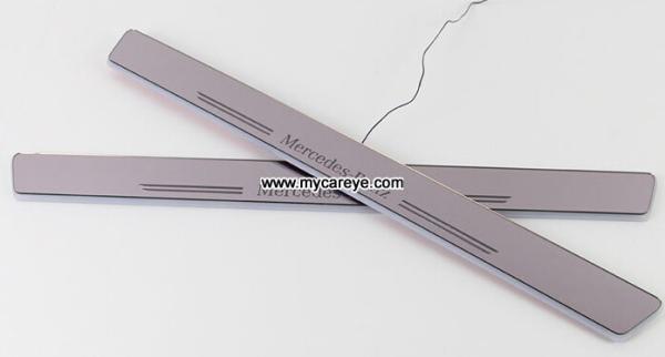 Mercedes-Benz E-Class E350 E400L car Moving LED lights sill door pedal