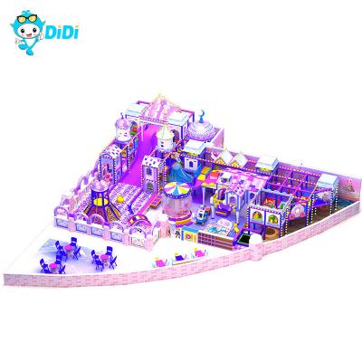 Temática de estilo personalizável Crianças Parques internos Área de jogos suave Equipamento de segurança