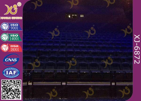 High / Soft Padded Back Cinema Style Seats / Theater Chairs With Tip Up Drink Hold