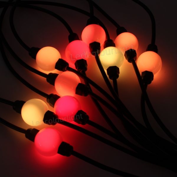 50mm DMX512 WS2811 3D Pixel Ball Light String for Christmas Holiday Lighting