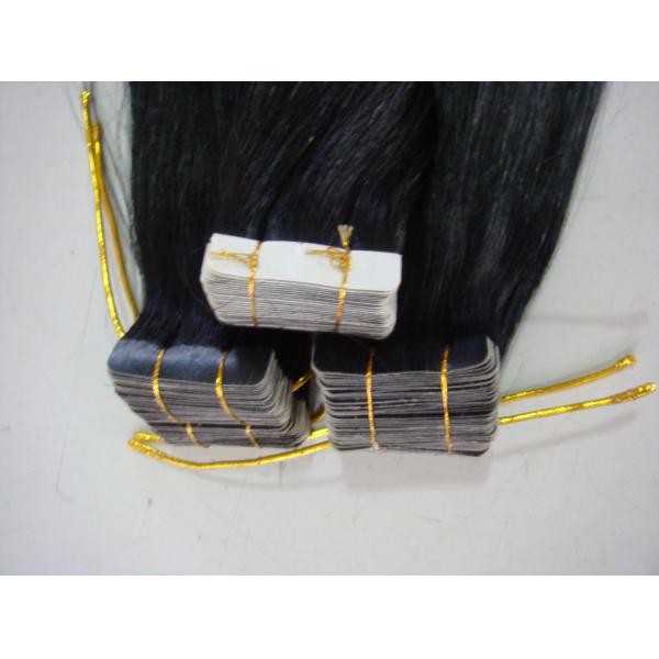 12 Pieces Black Hair Extensions 100G 14 Inch Tape In Hair Extensions