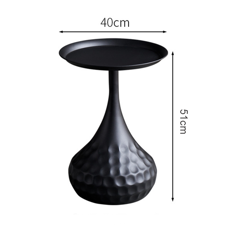 Modern Convertible Iron Coffee Table Minimalist Sofa Side Table for Small-Space Living Room Mobile Small Bedside Side Table for