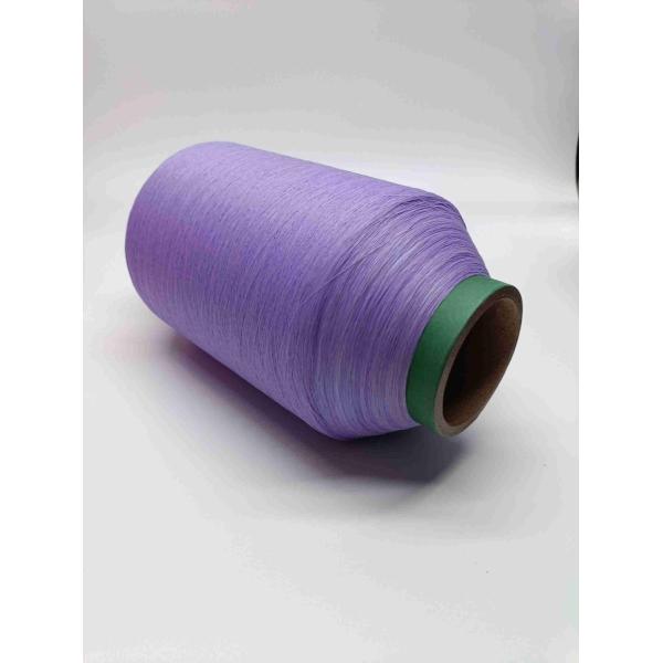 Custom Embroidery Light Reflective Thread Knitting Yarn For T-Shirt Logo Clothing Purple