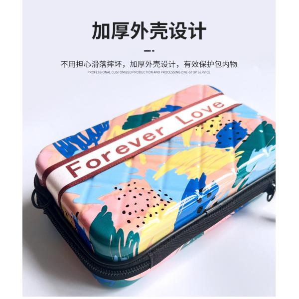 ASB+PC MATERIAL PORTABLE HARD SHELL MAKEUP BAG ONE SHOULDER PORTABLE STORAGE BAG WITH HAND GIFT BOX Фестиваль ежегодное собрание