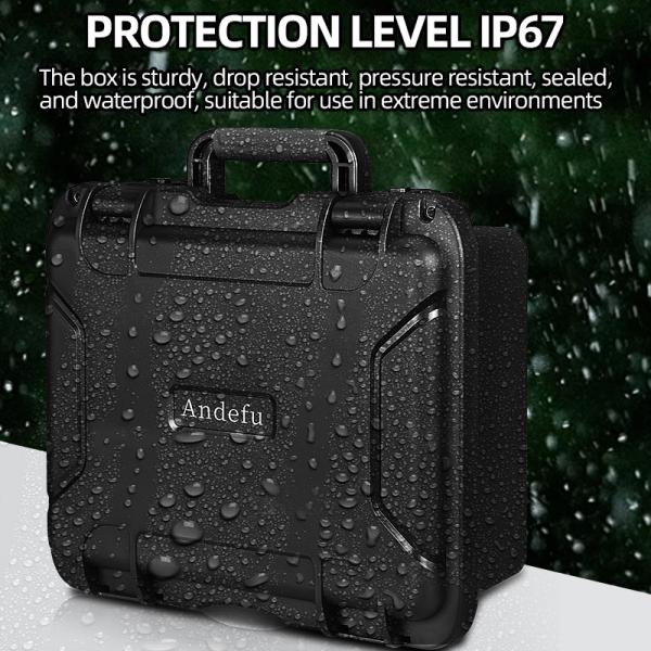 Résistant à l'eau IP67 étui dur de protection de haute sécurité étui dur imperméable