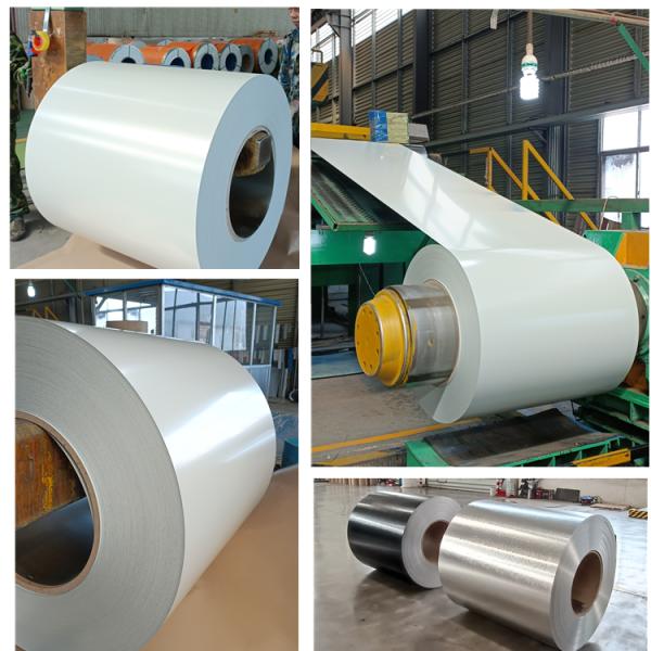 Алюминиевая катушка AISI 2011 14 Gauge 16 Gauge толщиной RAL 9010 белой покрытой предварительно окрашенной спиралевой рулоной