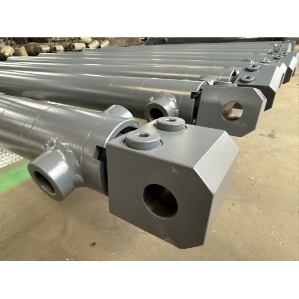 Steel Double Acting Hydraulic Telescopic Cylinder With Integrated Pulley System