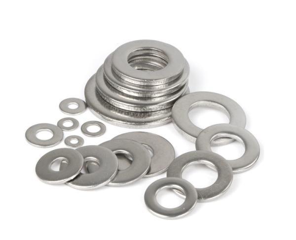 Galvanized Din 125 M20 Steel Flat Washers Carbon Material