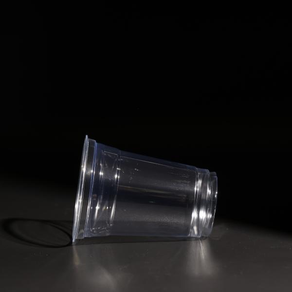 14 oz tasses de boissons en PET claires tasses jetables à bulles de thé pour les tasses à emporter en plein air