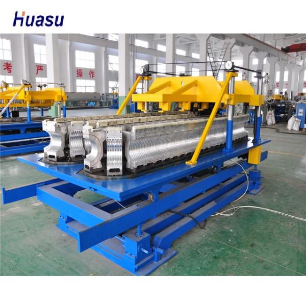 штрангпресс трубы из волнистого листового металла стены UPVC двойника 67kw 1480rpm