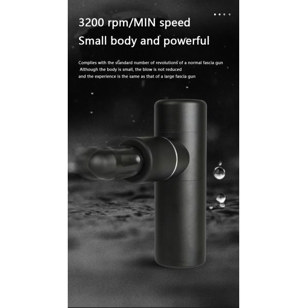 Портативный электрический массажный пистолет для фасции, релаксация мышц, зарядка через USB