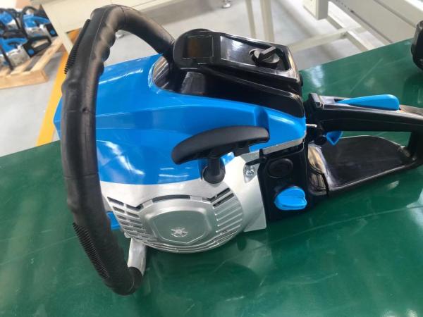 Lâmina dupla da serra de cadeia manual da gasolina 45cc serra de cadeia posta gás de 18 polegadas