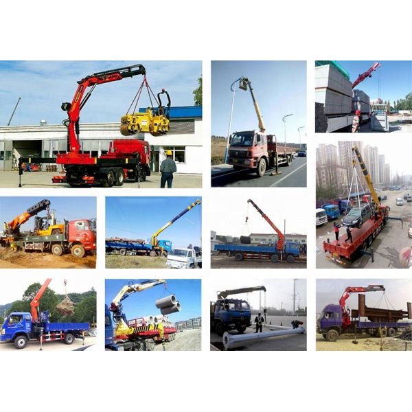 4X2 6X4 8X4 Hydraulic Folding Boom Truck Crane 340HP 380HP 400HP Knuckle Boom Crane