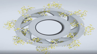 22KW PLC Large Flow Bead Mill Com Refrigeração de Circulação Externa