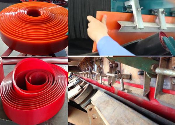 Abrasion Resistant Polyurethane Products Conveyor Belt Skirting Sealing Urethane Skirting
