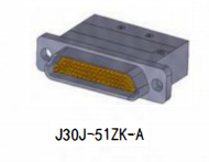 J30J-51ZKP-A3 High Density Micro Rectangular Connector 51 Socket Contacts Receptacle