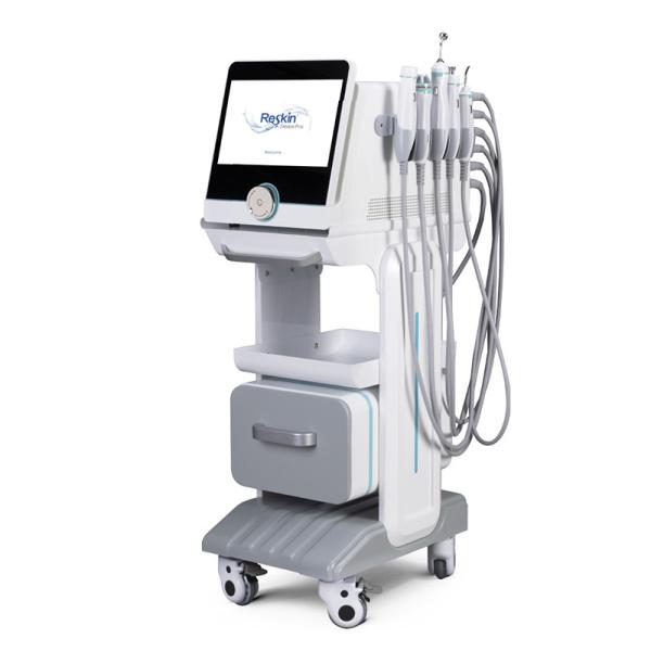 Máquina facial Hydra 6 en 1 integrada para el cuidado de la piel, hidratante y humectante RESKIN PRO