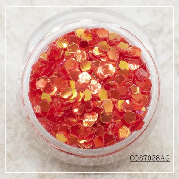 PET Grado cosmético maquillaje de ciruela maquillaje de flor en granel polvo de brillo ODM/OEM para decoración facial de forma especial en en PET