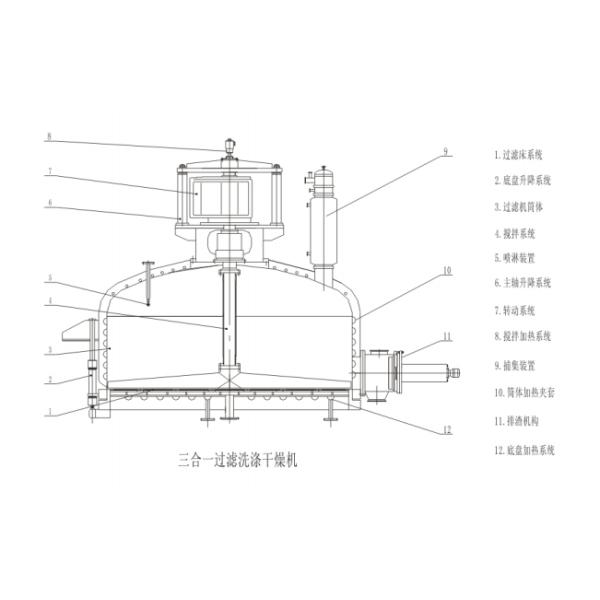 Screw belt vacuum dryer