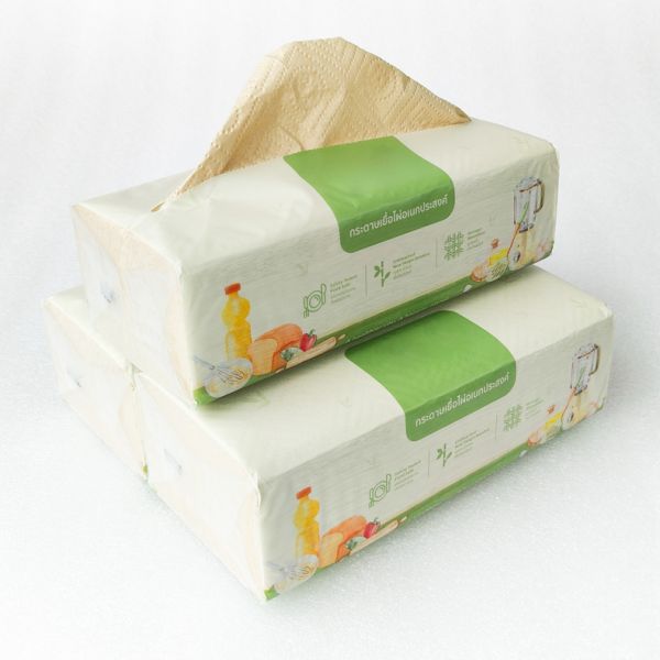 Facial Tissue Wholesale 100% Virgin Bamboo Pulp Custom Paper Tissue 2/3/4 Ply Strong Water Absorption OEM Available for Home Use