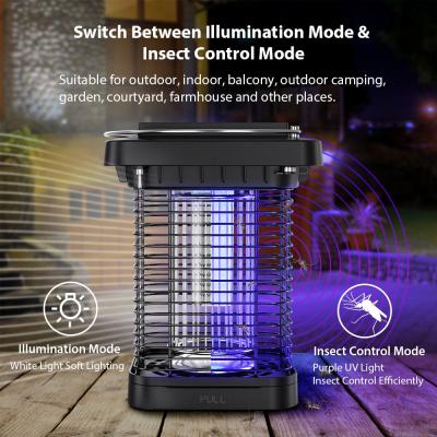 Courtyard Garden Solar Powered Mosquito Lamp Automatic Charging