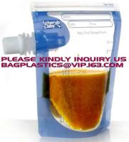 Agua reciclable de lujo Juice Drink, empaquetado mate de la bebida del bolso de la bolsa del canalón del ALMACENAMIENTO de los ALIMENTOS PARA NIÑOS del diseño ECO del OEM de la barra de labios
