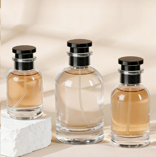 Machine Craft Decorative Glass Scent Container Perfume Glass Bottle Engineered for Aroma Diffusion and Stylish Packaging