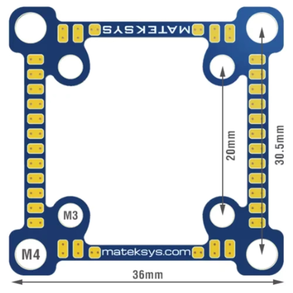 mateksys matek f405-minite flight controller 20xmm/30.5x mounting support blackbox/baro air unit ardupilot/bf/inav
