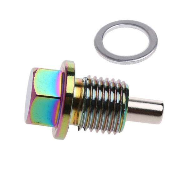 M12 Titanium Race Bolts Oil Drain Plug Bolt With Magnet High Precision