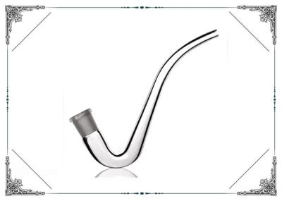 Clear J-Hooks Adapter Borosilicate Glass Accessories For Smoking