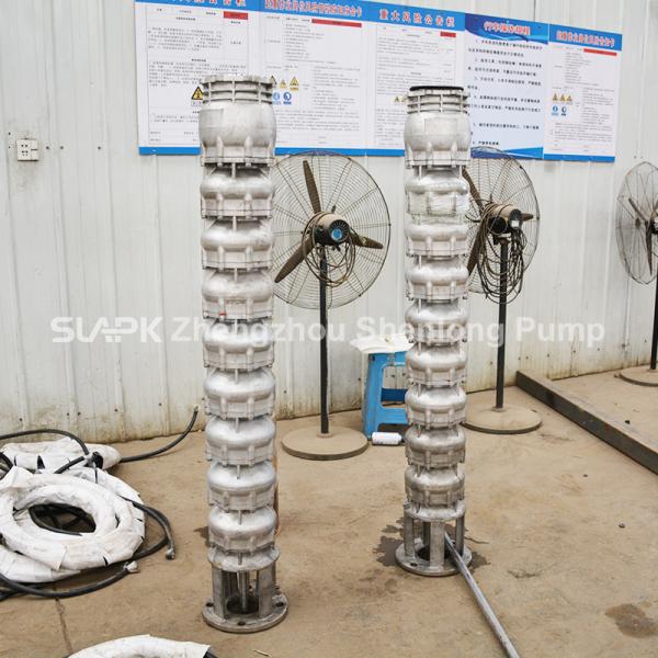 Large Flow Stainless Steel Submersible Pump 30 Meter Head Suitable For Mine Construction Site Drainage