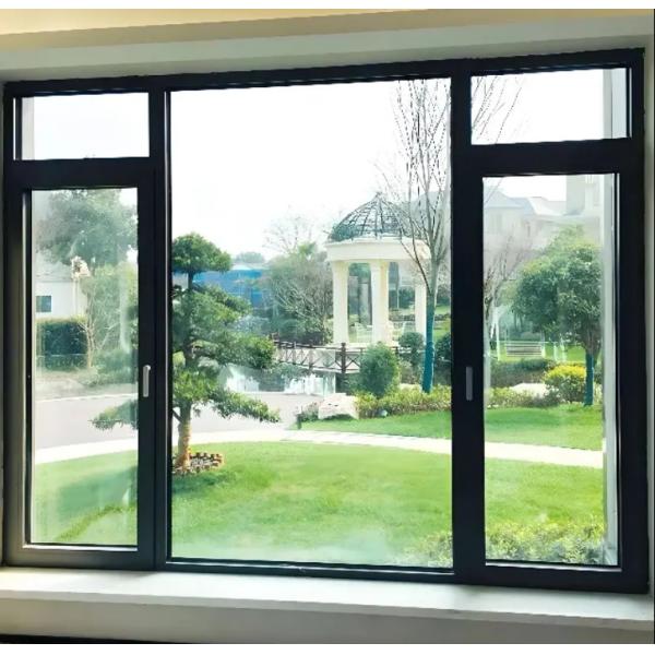 80 мм ширины горизонтально открывающиеся алюминиевые стеклянные окна для коммерческих зданий