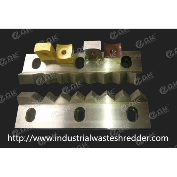 Одиночные запасные части шредера вала, выполненные на заказ твердые лезвия шреде