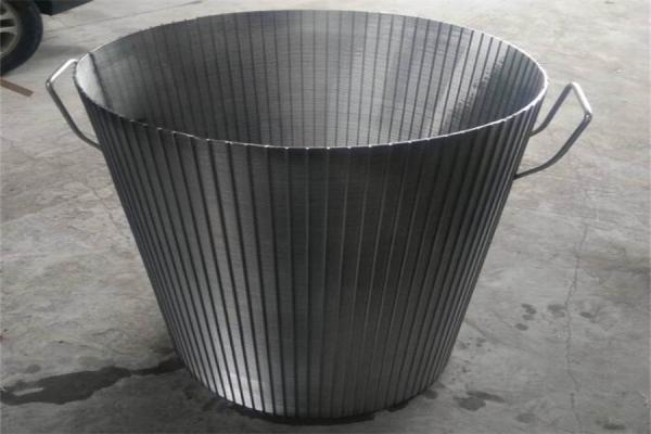 520mm OD Wedge Wire Screen Mesh SS304 SS321 Stainless Steel Mesh Cylinder