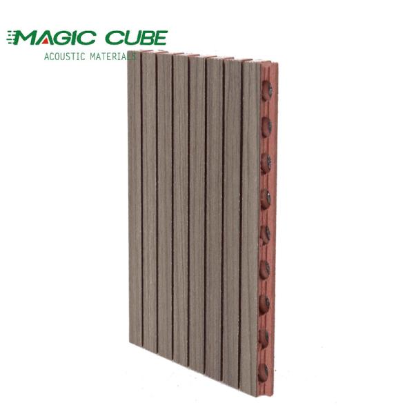 New Arrivals Noise Reduction Customize Grooved Wood Panels For Interior Walls European Style
