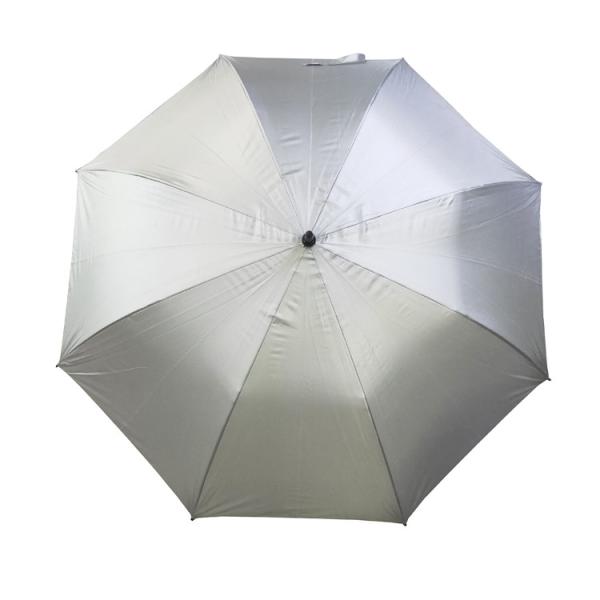 25 Inch 8K Windproof Straight Handle Umbrella With Fiberglass Frame