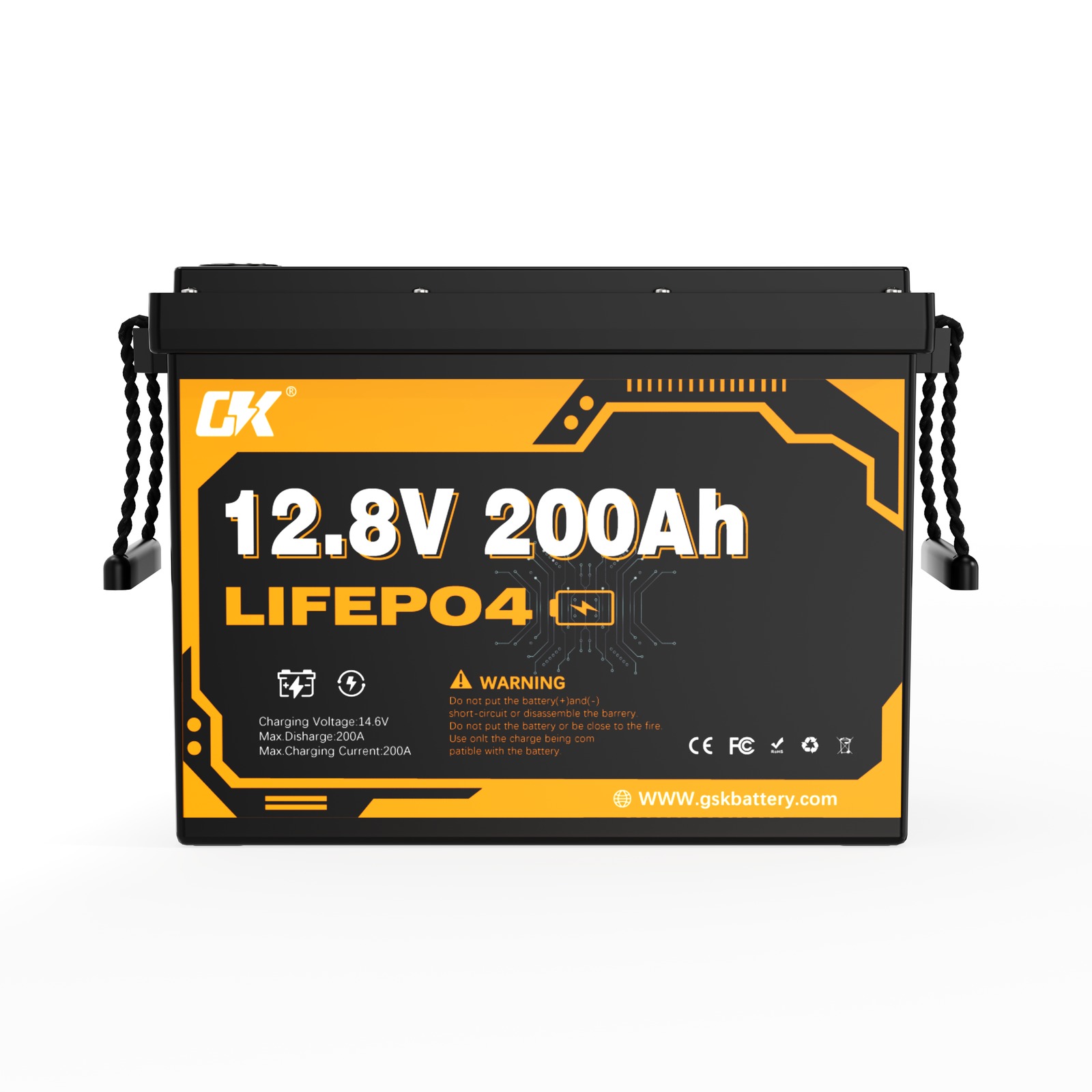 12.8V 200h Lifepo4 Lithium Battery Pack Replacement for Lead Acid Battery