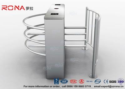 DC 24V Brush Motor Waist High Turnstile , Automatic Systems Turnstiles CE Approved
