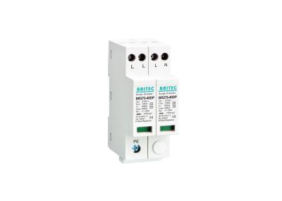 Tipo - 2 + tipo 3 protetor de impulso 4 Polo da C.A. Imax 40kA com indicação remota