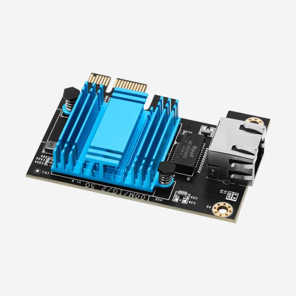 Placa gráfica expressa azul 2.5g do Pci com 1 RJ45 10 auto relação 100 1000 2500Mbps de detecção