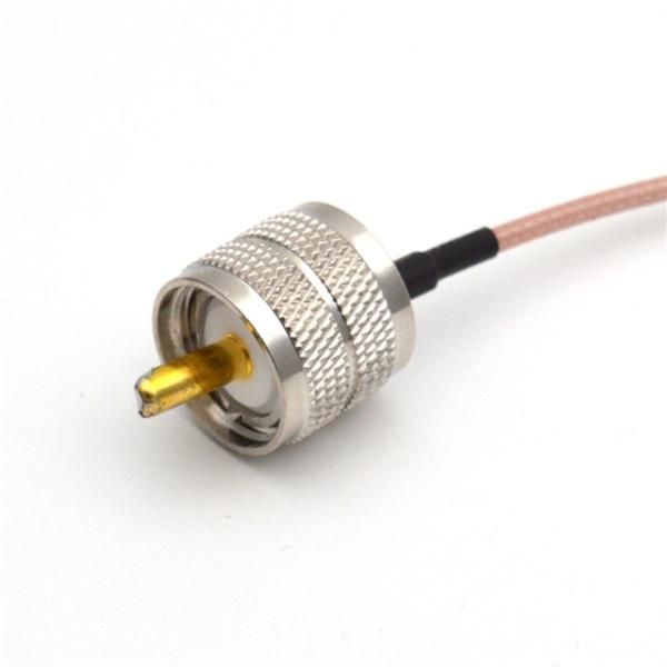 Homem do cabo SL16-JJ UHF-JJ do conector aos conjuntos de cabo do homem RG174 50CM RF