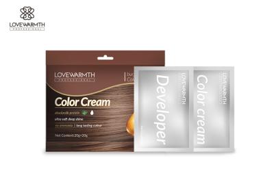 20 Ml * 2 cabelo branco da tampa permanente do champô 100% da cor do cabelo para a família