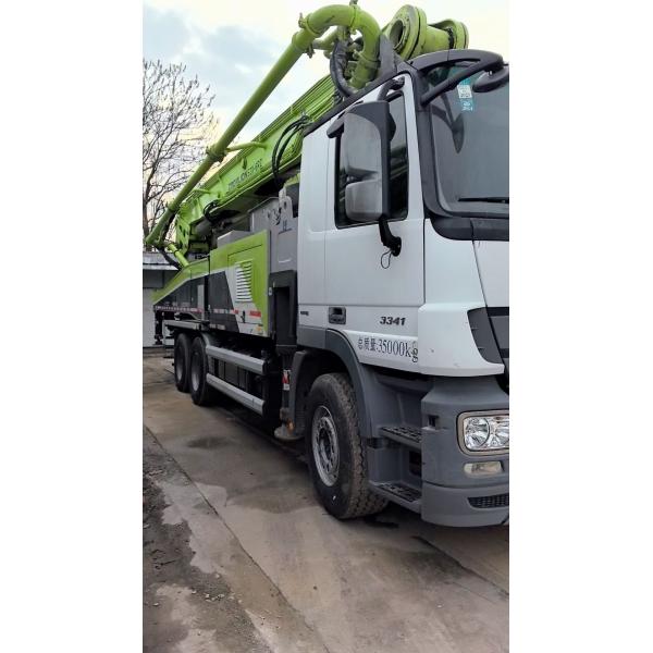 Три моста 52m 2019 год Zoomlion Использовано Бетон насосный грузовик для тяжелой работы и высокого давления насосов