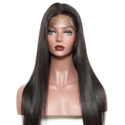 Parte inferior grossa/completamente cutícula das perucas retas do cabelo humano da parte dianteira do laço