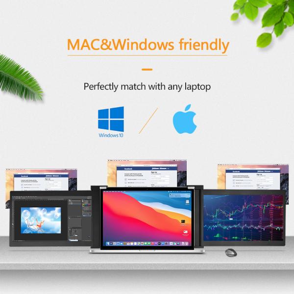 Тип c USB a монитора FHD IPS двойного ноутбука 11.6inch наполнителя портативный