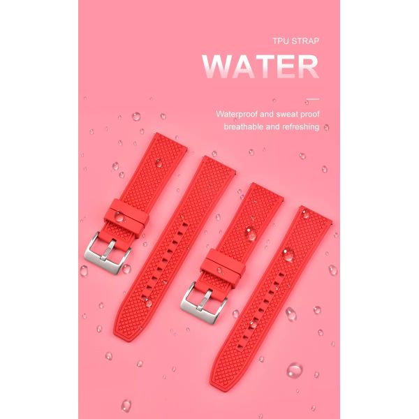 Mesh-textured Convex FKM Rubber Strap · Carnivorous Plant Style | OEM/ODM - SHX