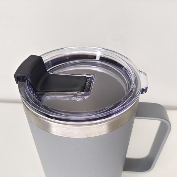 Customized Vacuum Stainless Steel Coffee Mug With Handgrip 12-24 Hours Insulation