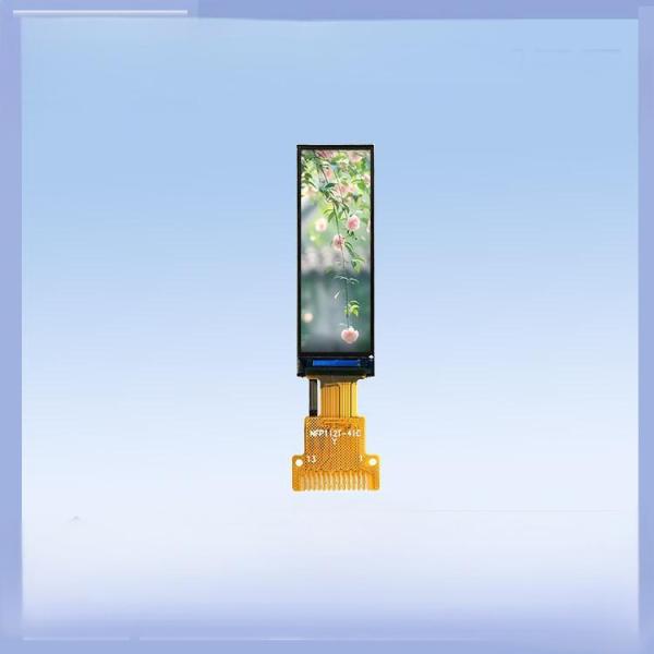 1.12-inch IPS TFT LCD Screen | 50×160 Dot Matrix Serial Screen with GC9D01 Driver, Special for Industrial Equipment Status Bars / Smart Wearables, High Definition, Low Power Consumption,