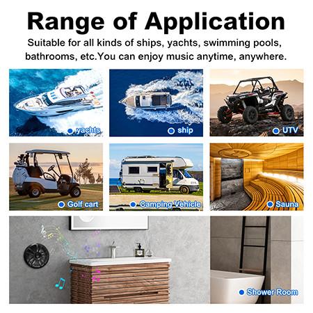 Wholesale Speaker Audio 60W Waterproof ABS Case 6.5 Inch Marine Speaker For Boat
