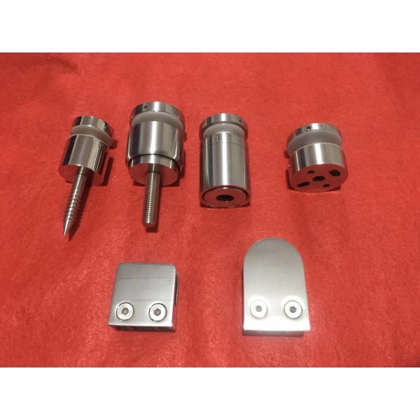 Aluminum 6063 T5 Frameless Balcony Glass Railing Brushed And Mirror Finish